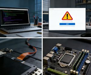 筆電黑屏主機在運作