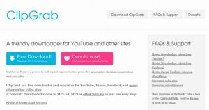 YouTube影片下載4. ClipGrab