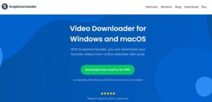 YouTube影片下載5. SnapDownloader